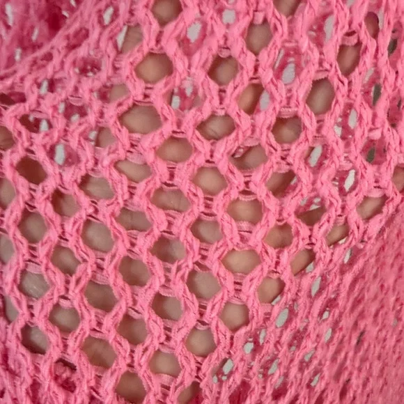 Cotton On -Vibrant Pink sleeve less Mesh Top- Small - Picture 4 of 6